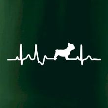 EKG Francouzský buldoček z boku