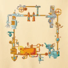 Steampunk barevná sestava