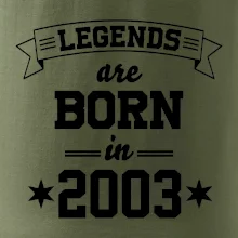 Legends are born in 2003