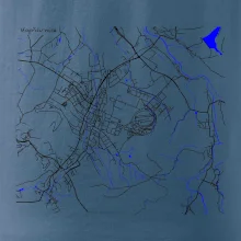 Kopřivnice - Mapa s vodními toky