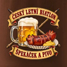 Český letní biatlon špekáček a pivo