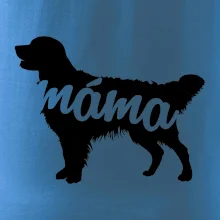 Zlatý retrívr máma obrys