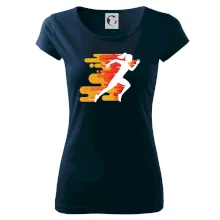 Běhání - oranžová žena