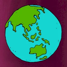 Planeta na prsu - Austrálie