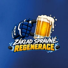 Hokejová regenerace s pivem