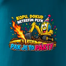 Bagrista kope dokud netrefí plyn