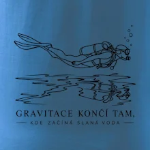 Gravitace končí ve slané vodě