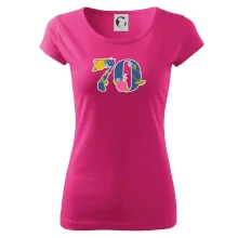 Květinové číslo kreslené - 70