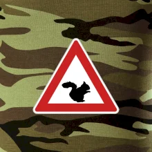 Dopravní značka - Pozor veverka