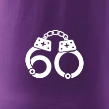 Narozeninové tričko pro policajta - pouta 60