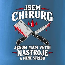 Řezník chirurg s většími nástroji