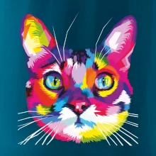 Kočka duhová hlava
