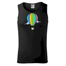 Horkovzdušný balon v oblacích