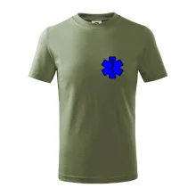 Rescue - Hvězda na prsu +  nápis na zádech