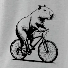 Kapybara na kole černá