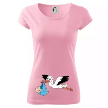 Čáp a miminko - kluk (Hana-creative)