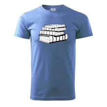 Knihy černobílé na sobě