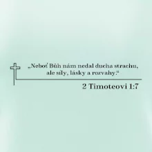 Citáty z bible - 2 Timoteovi 1:7