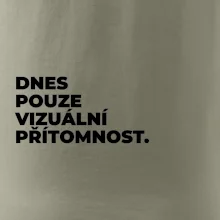 DNES POUZE VIZUÁLNÍ PŘÍTOMNOST.