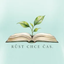 Růst chce čas rostlina v knize