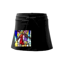 Vitráž - Ježíš a kříž