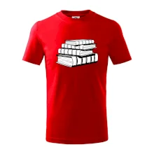 Knihy černobílé na sobě