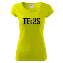 Tenis nápis silueta