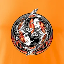 Yin & Yang Koi kapr - oranžový