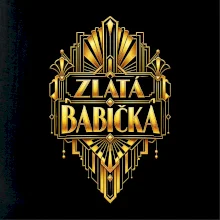 Zlatá babička luxusní Art Deco ornament