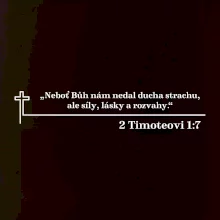 Citáty z bible - 2 Timoteovi 1:7