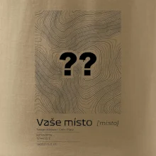 Vaše místo - vrstevnice v obdélníku