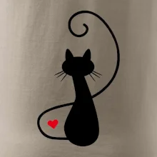 Zamilovaná kočka zpředu