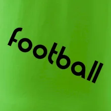 FOOTBALL nápis šikmo