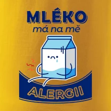 Mléko má na mě alergii