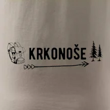 Krkonoše nápis