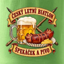 Český letní biatlon špekáček a pivo