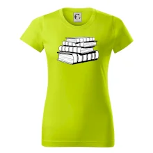 Knihy černobílé na sobě