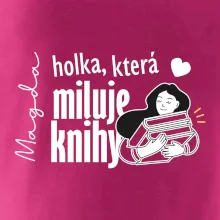 Černobílá holka, která miluje knihy - Vaše jméno