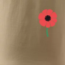 Vlčí mák ikonka na prsu