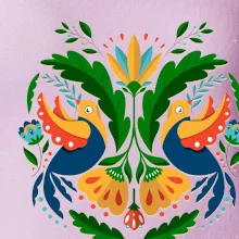 Folklor - dvě holubice