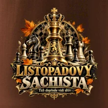 Listopadový šachista se zlatým králem