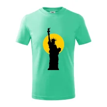 Socha svobody slunce