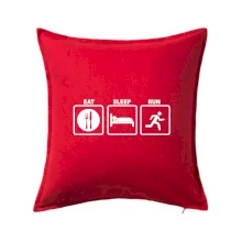 Eat sleep run čtverce