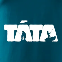 Táta nápis - rybář