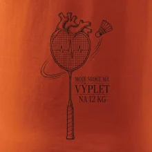 Badminton srdce s výpletem