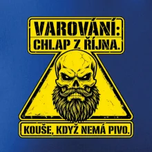 Varování chlap z října kouše když nemá pivo