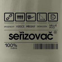 Čárový kód - seřizovač