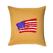 Americká vlajka ohnutá