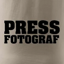 Novinář nápis - Press Fotograf