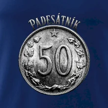 Padesátník 1963 - 1978 s nápisem